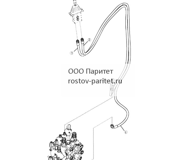 Auxiliary Pilot Control Plumbing, Power Angle Tilt (PAT) - ST698818 224.jpg